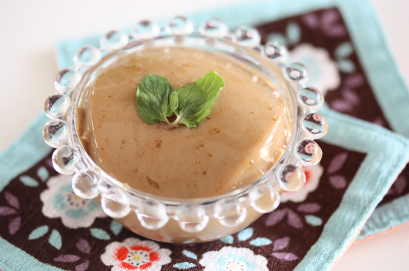 コーヒー豆乳プリン